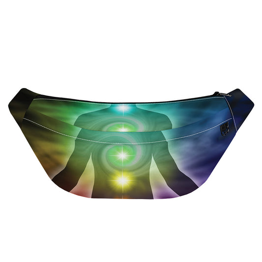 Colorful Chakras Aura Print Fanny Pack
