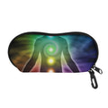 Colorful Chakras Aura Print Glasses Case