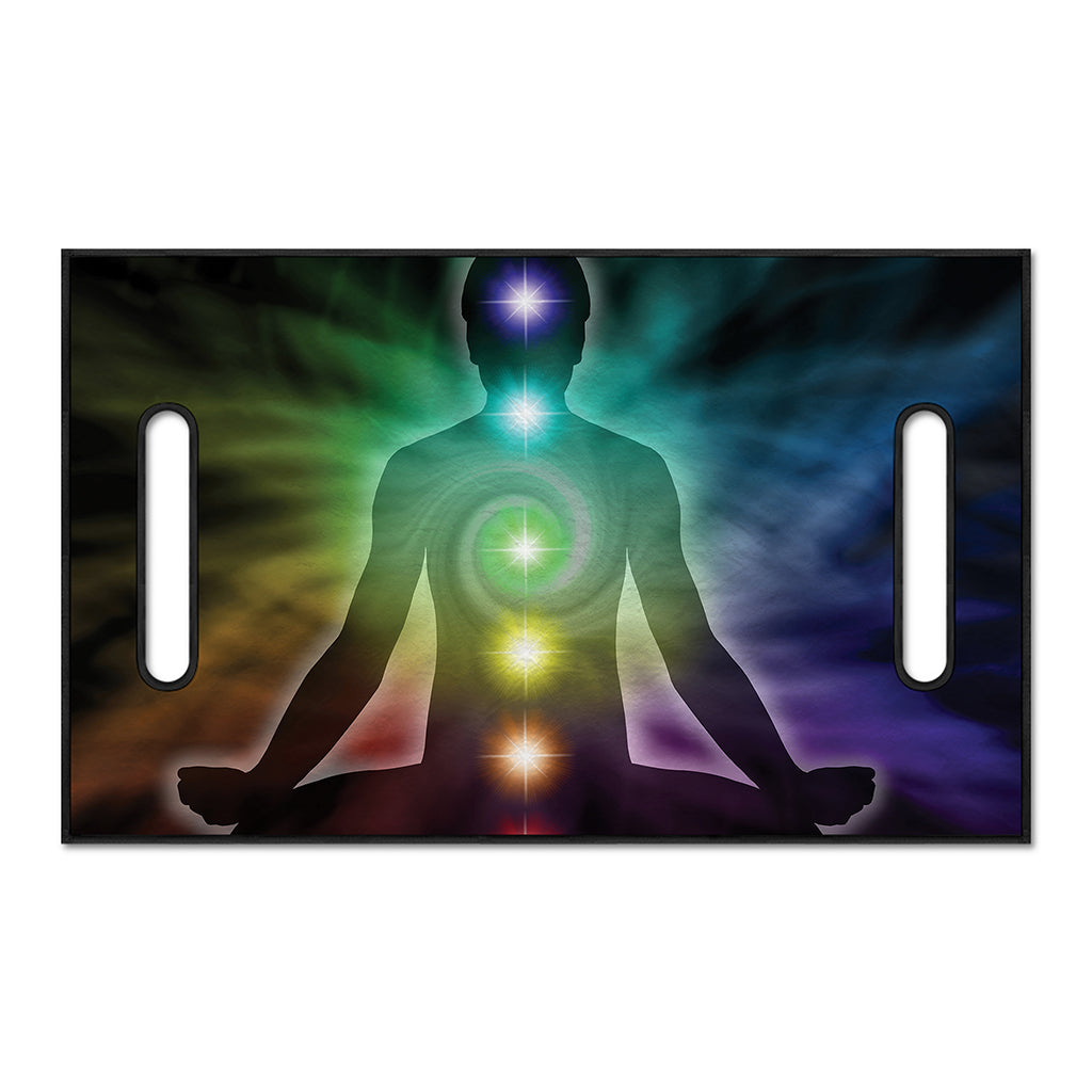 Colorful Chakras Aura Print Golf Cart Seat Cover