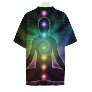 Colorful Chakras Aura Print Hawaiian Shirt