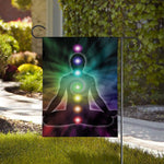Colorful Chakras Aura Print House Flag