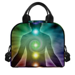 Colorful Chakras Aura Print Insulated Lunch Bag