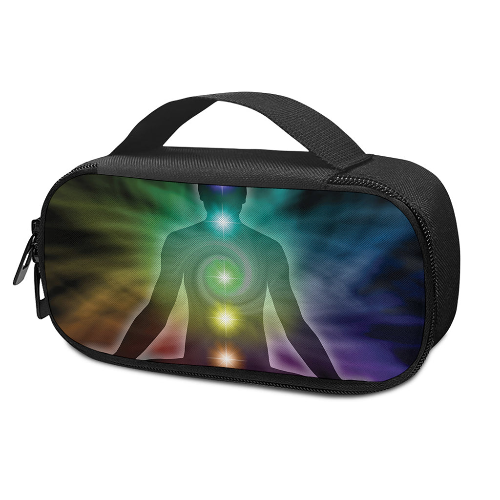 Colorful Chakras Aura Print Insulin Cooler Travel Case