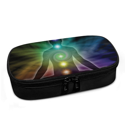 Colorful Chakras Aura Print Insulin Cooler Travel Case