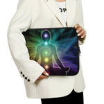Colorful Chakras Aura Print Laptop Sleeve
