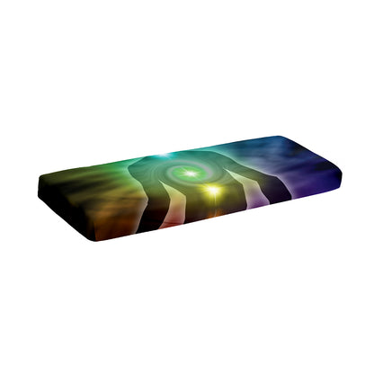 Colorful Chakras Aura Print Piano Keyboard Cover
