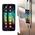 Colorful Chakras Aura Print Refrigerator Handle Covers