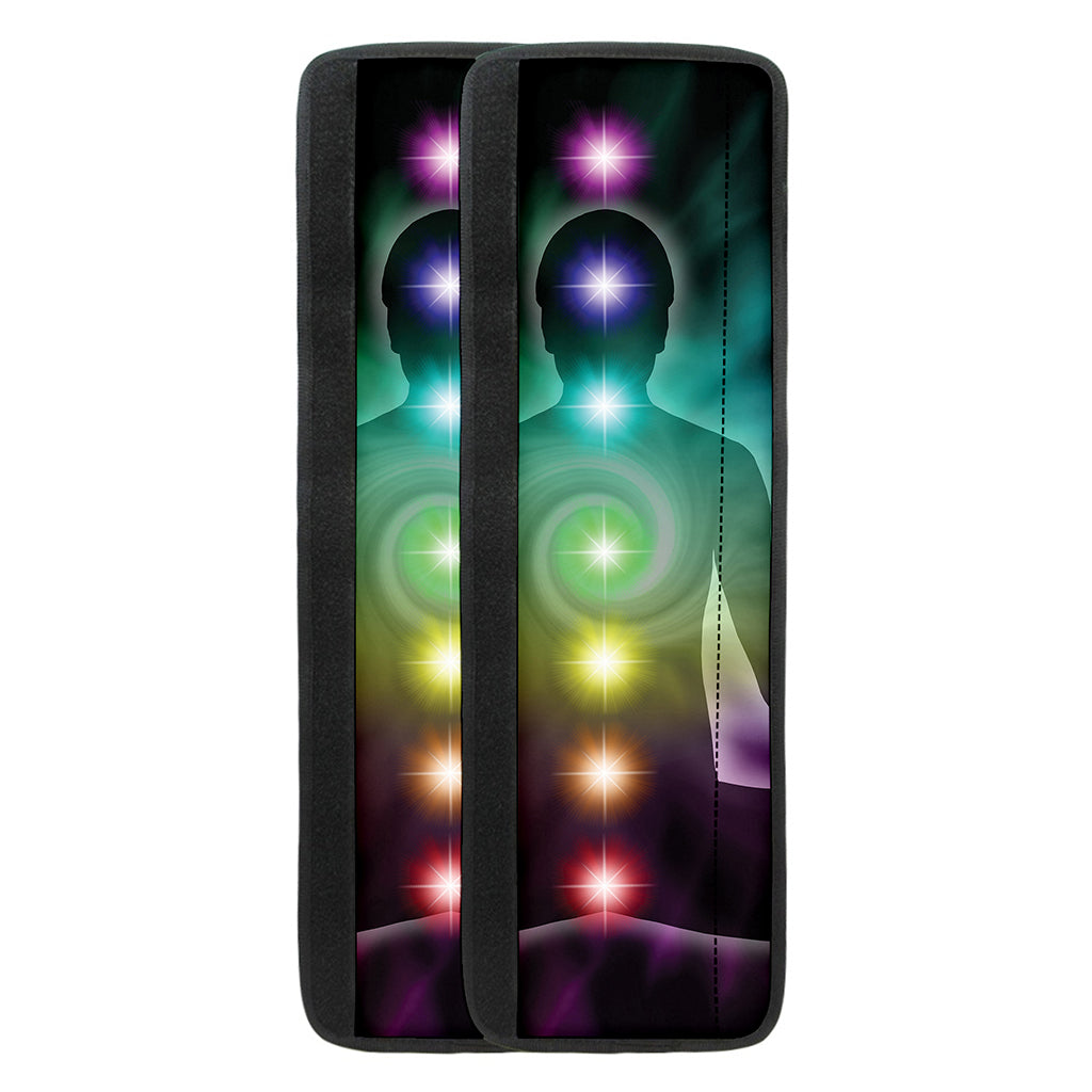 Colorful Chakras Aura Print Refrigerator Handle Covers