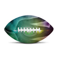 Colorful Chakras Aura Print Rugby Ball