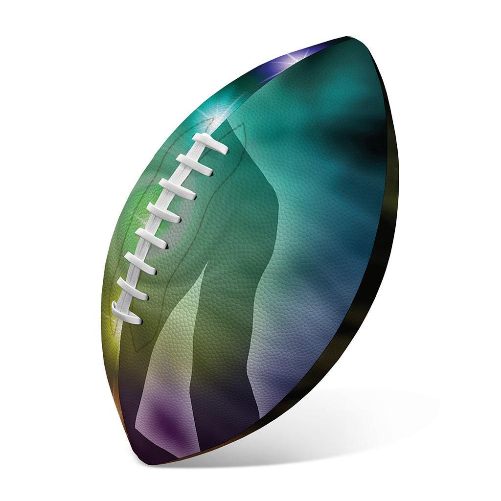 Colorful Chakras Aura Print Rugby Ball