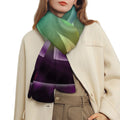 Colorful Chakras Aura Print Scarf