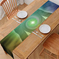 Colorful Chakras Aura Print Table Runner