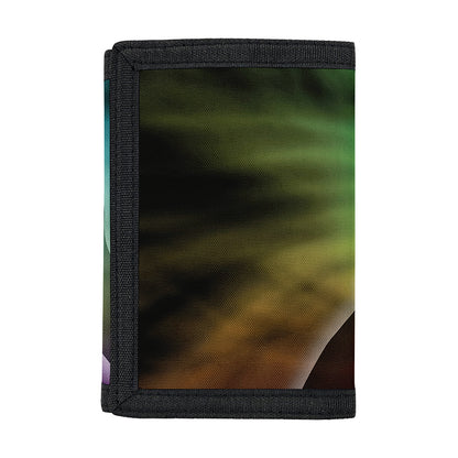 Colorful Chakras Aura Print Trifold Wallet