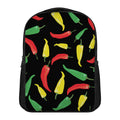Colorful Chili Peppers Pattern Print Casual Backpack