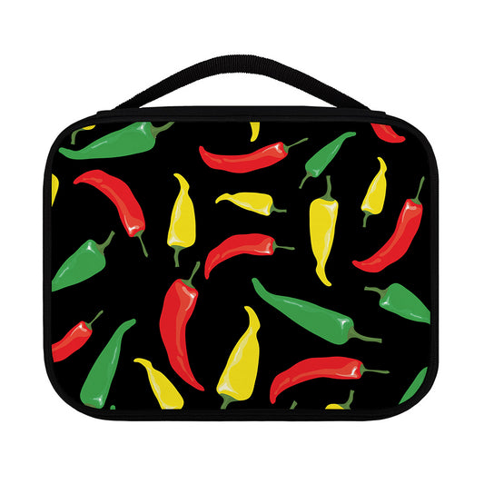 Colorful Chili Peppers Pattern Print Classic Bible Case