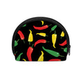 Colorful Chili Peppers Pattern Print Coin Purse