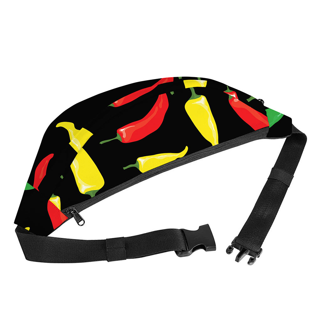 Colorful Chili Peppers Pattern Print Fanny Pack