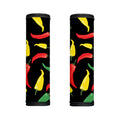 Colorful Chili Peppers Pattern Print Handle Covers