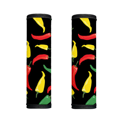Colorful Chili Peppers Pattern Print Handle Covers