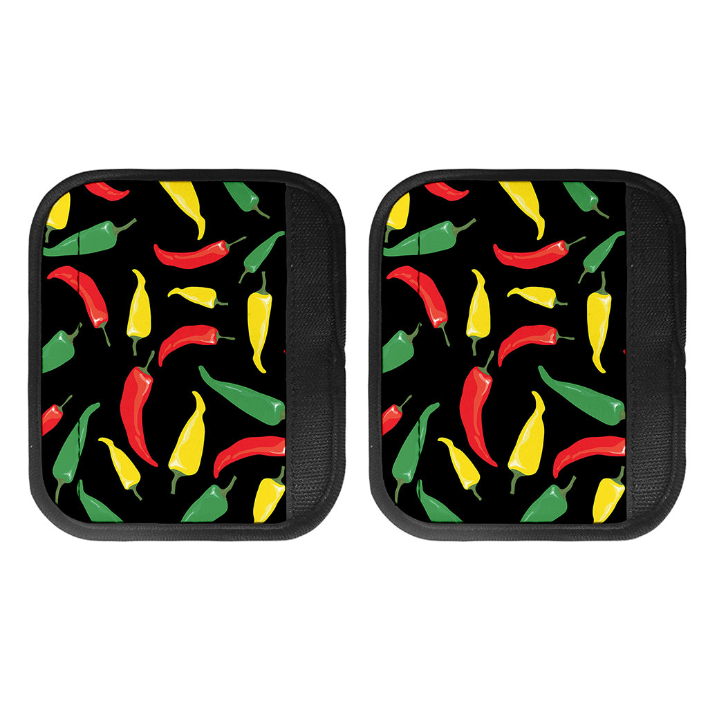 Colorful Chili Peppers Pattern Print Handle Covers