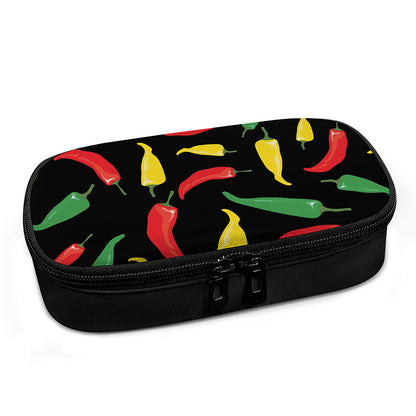 Colorful Chili Peppers Pattern Print Insulin Cooler Travel Case