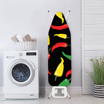 Colorful Chili Peppers Pattern Print Ironing Board Cover