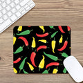 Colorful Chili Peppers Pattern Print Mouse Pad
