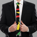 Colorful Chili Peppers Pattern Print Necktie