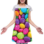 Colorful Chocolate Candy Print Adjustable Apron