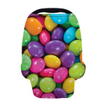 Colorful Chocolate Candy Print Baby Seat Cover