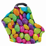 Colorful Chocolate Candy Print Baby Seat Cover