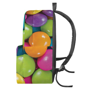 Colorful Chocolate Candy Print Backpack