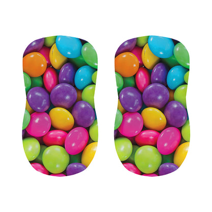 Colorful Chocolate Candy Print Bar Stool Covers
