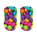 Colorful Chocolate Candy Print Bar Stool Covers