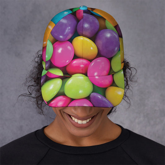 Colorful Chocolate Candy Print Baseball Cap