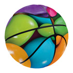 Colorful Chocolate Candy Print Basketball