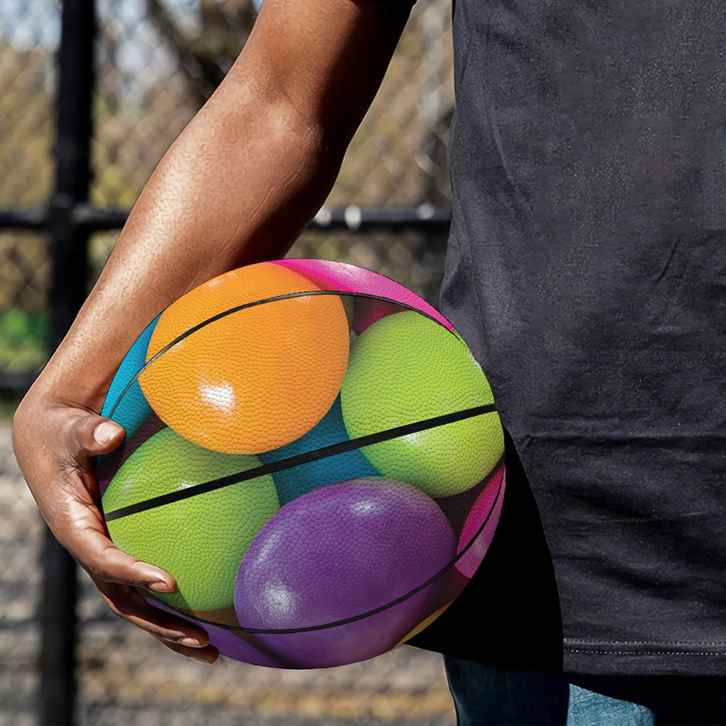 Colorful Chocolate Candy Print Basketball