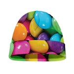 Colorful Chocolate Candy Print Beanie