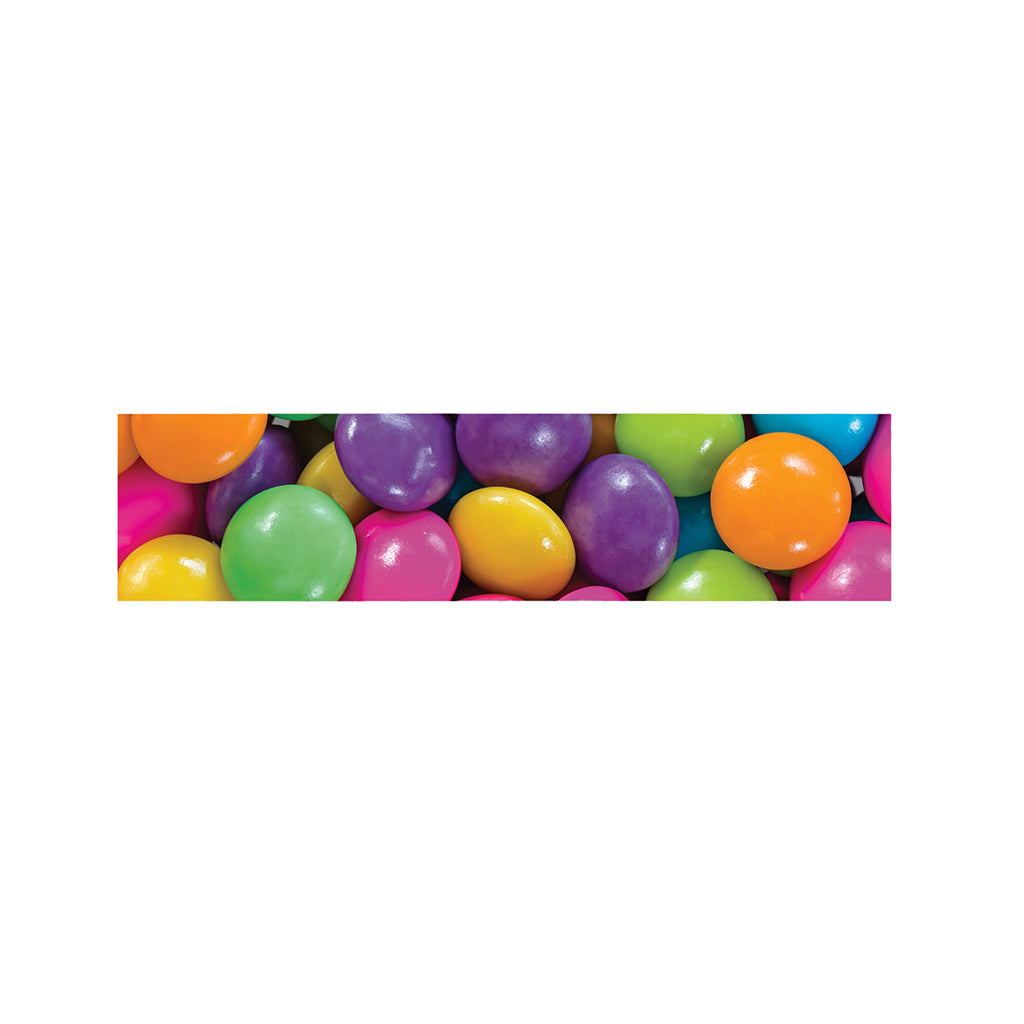 Colorful Chocolate Candy Print Bed Runner