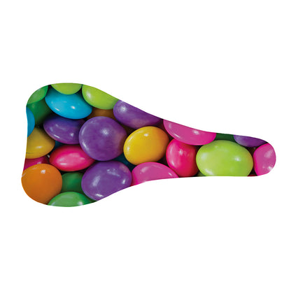 Colorful Chocolate Candy Print Bicycle Seat Cover