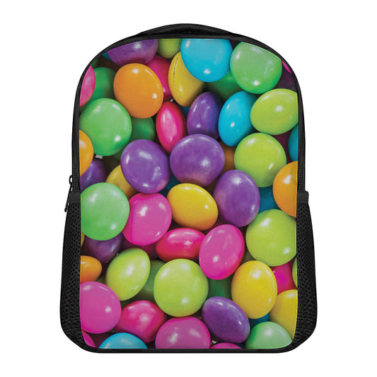 Colorful Chocolate Candy Print Casual Backpack