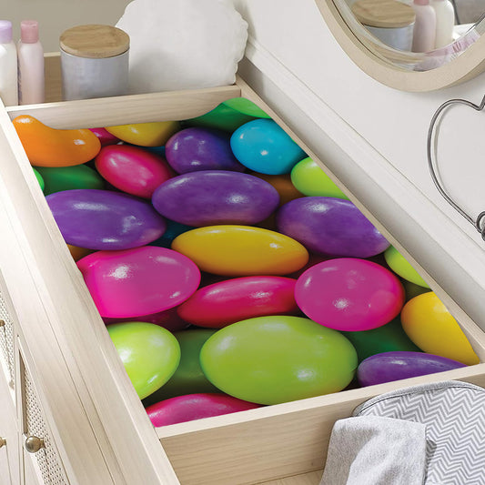 Colorful Chocolate Candy Print Changing Pad Cover