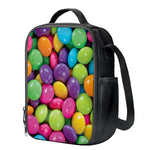 Colorful Chocolate Candy Print Crossbody Lunch Bag