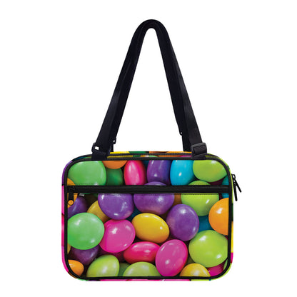 Colorful Chocolate Candy Print Double Strap Bible Bag