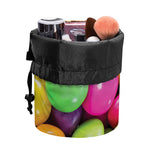 Colorful Chocolate Candy Print Drawstring Makeup Bag