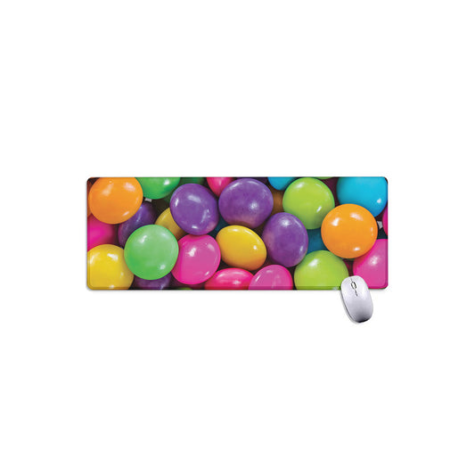 Colorful Chocolate Candy Print Extended Mouse Pad