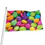 Colorful Chocolate Candy Print Flag