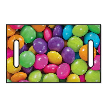 Colorful Chocolate Candy Print Golf Cart Seat Cover