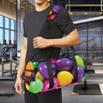 Colorful Chocolate Candy Print Gym Bag