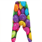 Colorful Chocolate Candy Print Hammer Pants